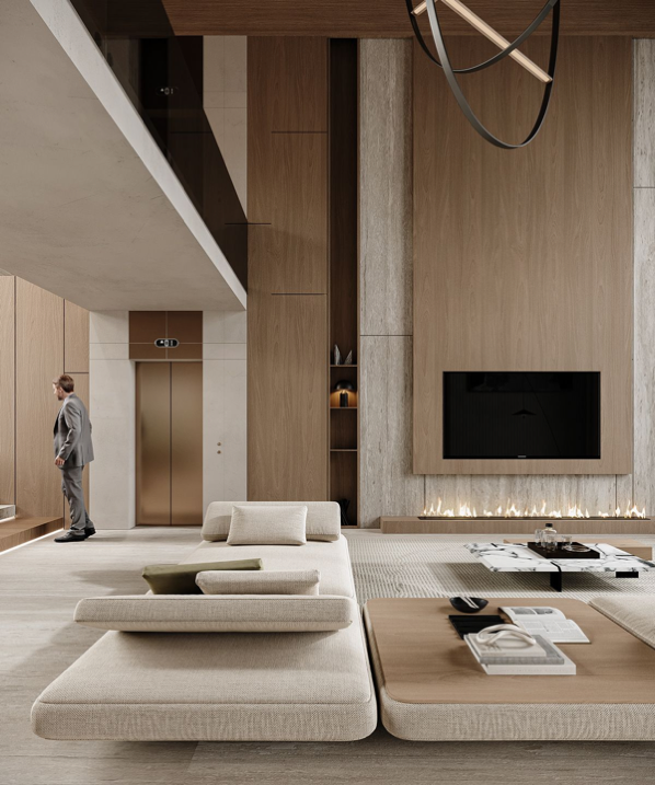 Illustrative family living interior for 3 Bedroom enquiry
